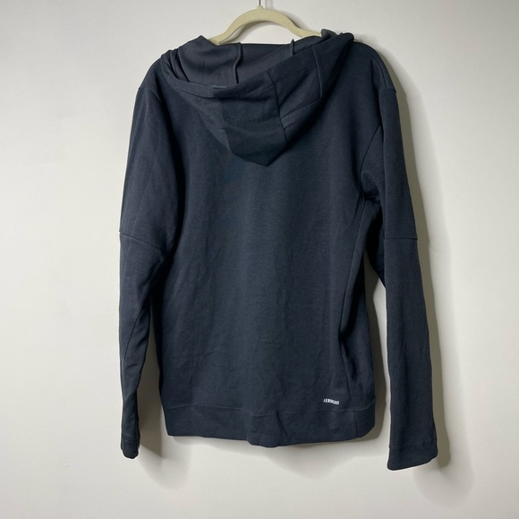 Adidas Basketball Club Black Full Zip Jacket Medium - Picture 5 of 6